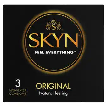 Skyn Original Condoms 3 Pack