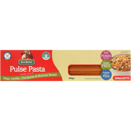 San Remo Pulse Pasta Gluten Free Spaghetti Pasta 250g offer at Checkers Liquor Shop
