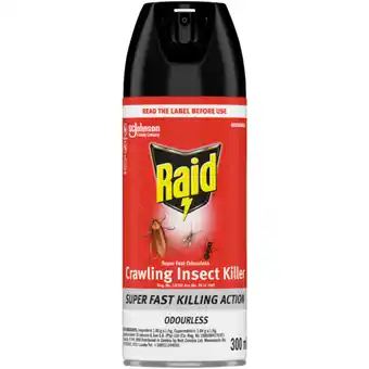 Checkers Liquor Shop Raid Odourless Crawling Insect Killer 300ml offer