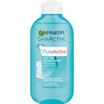 Checkers Liquor Shop Garnier SkinActive Pure Active Daily Pore Reducing Toner 200ml offer