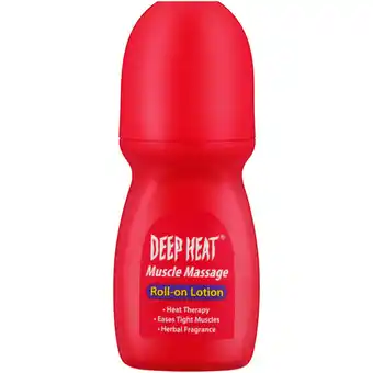 Checkers Liquor Shop Deep Heat Muscle Massage Roll-On Lotion 50ml offer