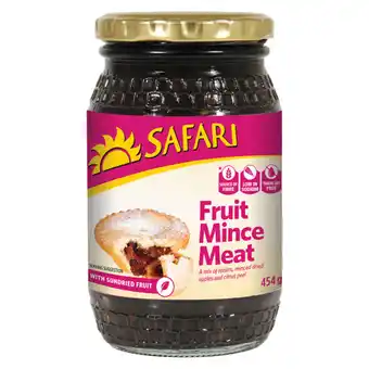 Checkers Liquor Shop SAFARI Fruit Mince Meat 454g offer