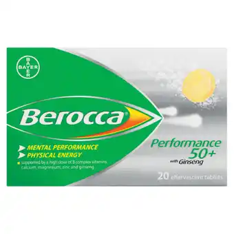 Checkers Liquor Shop Berocca Performance 50+ Effervescents 20 Pack offer