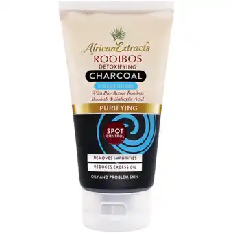 African Extracts Rooibos Charcoal Spot Control Cleansing Gel 150ml