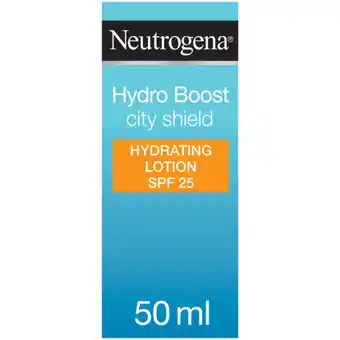 Neutrogena Hydro Boost City Shield SPF 25 Hydrating Lotion 50ml