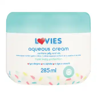 Checkers Liquor Shop Lovies Fragranced Aqueous Cream 285ml offer