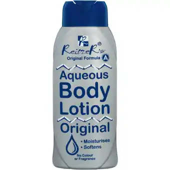 Checkers Liquor Shop Reitzer's Original Aqueous Body Lotion 400ml offer