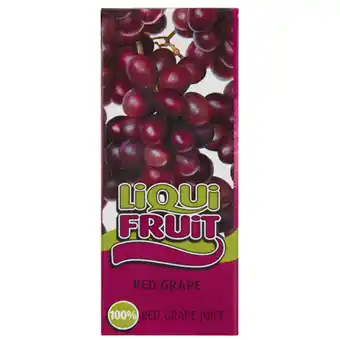 Checkers Liquor Shop Liqui Fruit Red Grape Fruit Juice Box 200ml offer