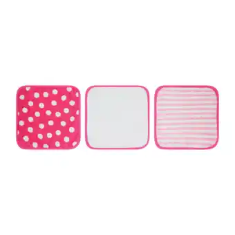 Jolly Tots Basics Printed Facecloth Set 6 Pack