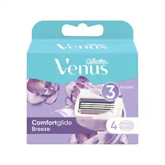 Checkers Liquor Shop Gillette Venus Comfortglide Breeze Ladies Razor Refills 4 Pack offer