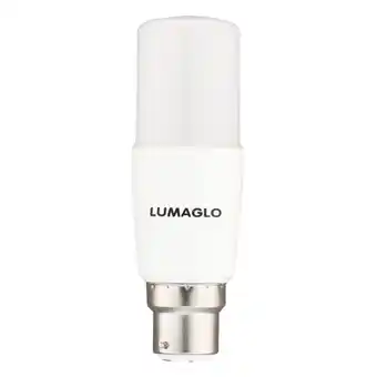 Lumaglo Cool White LED Stick Bayonet Globe 8W