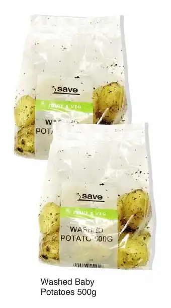 Save Hyper Washed Baby Potatoes 500g offer