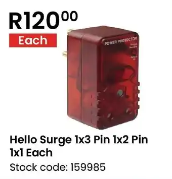 Hello Surge 1x3 Pin 1x2 Pin 1x1 Each