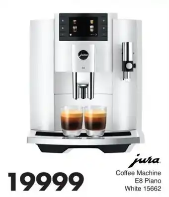 Save Hyper Coffee Machine E8 Piano White 15662 offer