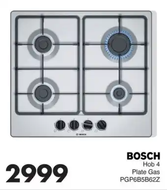 Save Hyper BOSCH Hob 4 Plate Gas PGP6B5B62Z offer