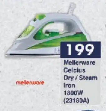 President Hyper Mellerware Celcius Dry/Steam Iron 1800W offer