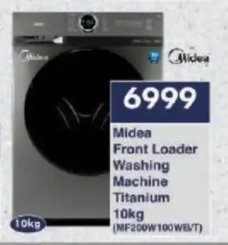 President Hyper Midea Front Loader Washing Machine Titanium 10kg offer