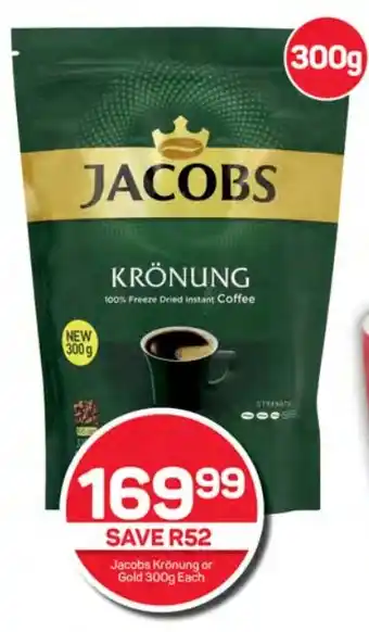 Pick n Pay Hypermarket Jacobs Krönung or Gold 300g Each offer