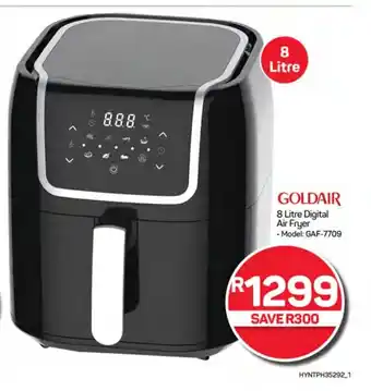 Pick n Pay Hypermarket GOLDAIR 8 Litre Digital Air Fryer offer