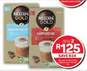 Nescafe Gold Instant Cappuccino Assorted 10s