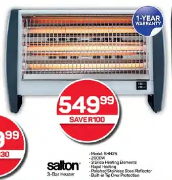 Pick n Pay Hypermarket 3-Bar Heater offer
