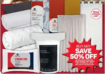 Pick n Pay Hypermarket SHEETING, DUVET INNERS, MATTRESS PROTECTORS, PILLOWS, AND DUVET COVERS EACH offer