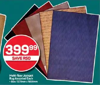 Pick n Pay Hypermarket Multi-floor Jackpot Rug Assorted Each offer
