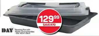 Pick n Pay Hypermarket Roasting Pan with Plastic Lid and Handles offer