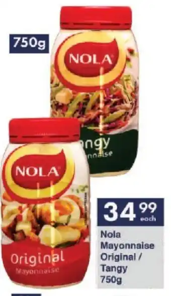 President Hyper Nola Mayonnaise Original/ Tangy 750g offer