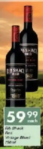 Rib Shack Red Vintage Blend 750ml