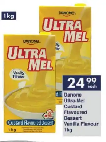 President Hyper Danone Ultra-Mel Custard Flavoured Dessert Vanilla Flavour 1kg offer