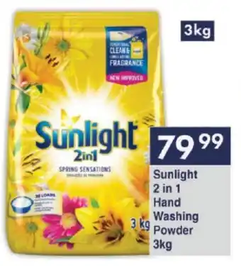 President Hyper Sunlight 2 in 1 Hand Washing Powder 3kg offer