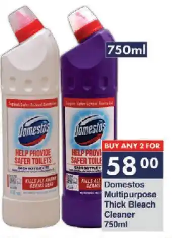 President Hyper Domestos Multipurpose Thick Bleach Cleaner 750ml offer