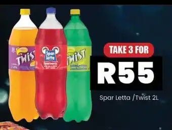 Super Save Spar Letta /Twist 2L offer