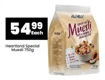 Super Save Heartland Special Muesli 750g offer