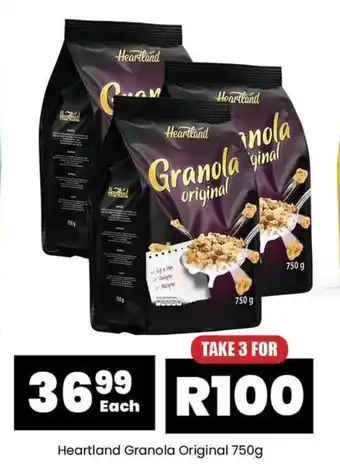 Super Save Heartland Granola Original 750g offer
