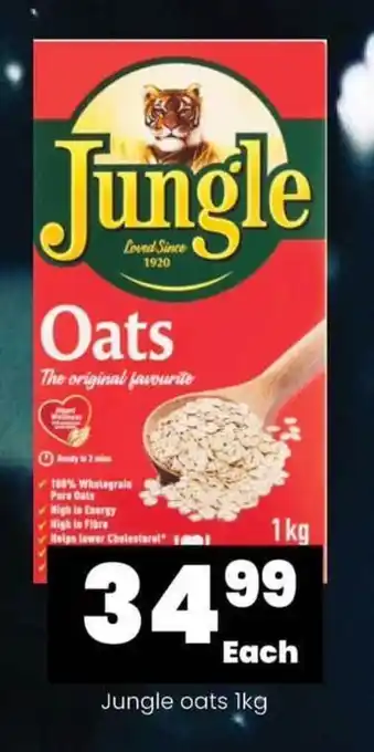 Super Save Jungle oats 1kg offer