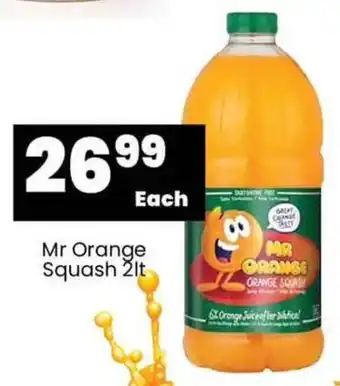 Super Save Mr Orange Squash 2lt offer