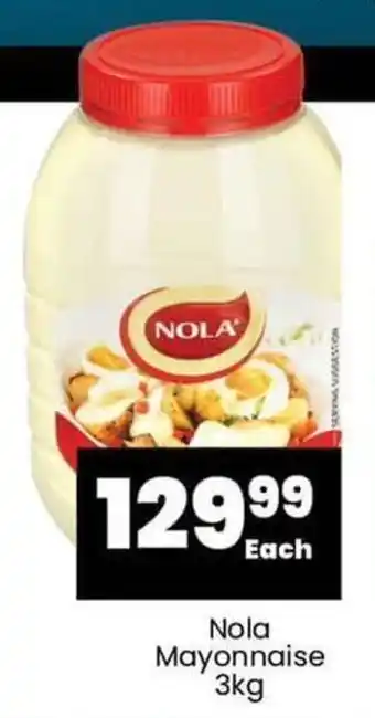 Super Save Nola Mayonnaise 3kg offer