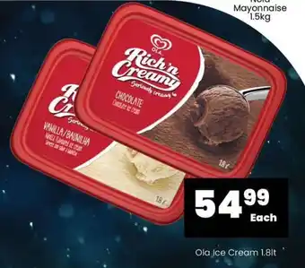 Ola Ice Cream 1.8lt
