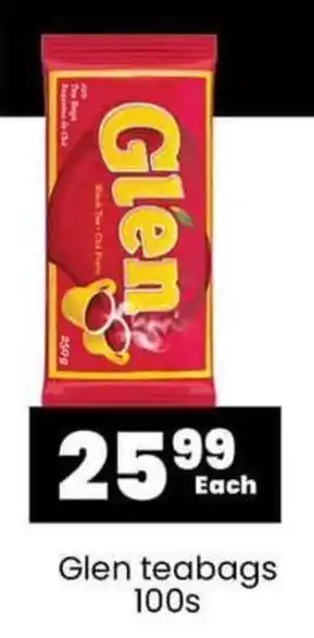 Glen teabags 100s