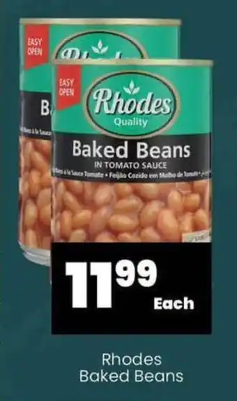 Super Save Rhodes Baked Beans offer