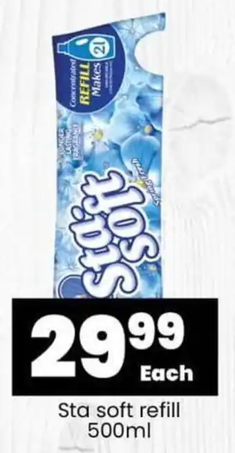 Super Save Sta soft refill 500ml offer