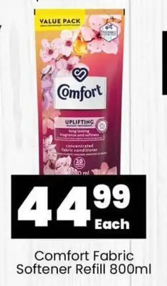 Super Save Comfort Fabric Softener Refill 800ml offer