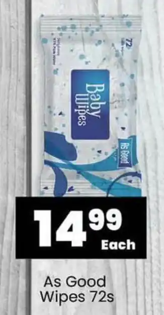 As Good Wipes 72s