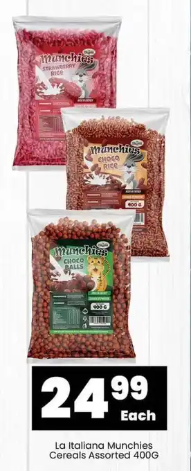 La Italiana Munchies Cereals Assorted 400G