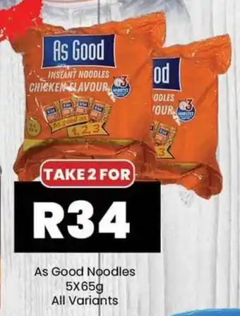As Good Noodles 5X65g All Variants