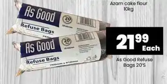 As Good Refuse Bags 20'S