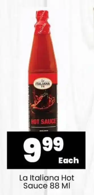 Super Save La Italiana Hot Sauce 88ml offer