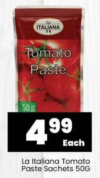 La Italiana Tomato Paste Sachets 50G